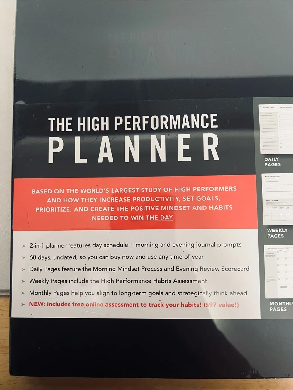Set of 2 The High Performance Planner Brendon Burchard Productivity Planners